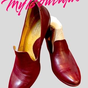 Ecco Danish Design Shape 55 Women’s Size 41 US 9.5-10 Dress Pumps Shoes Burgundy